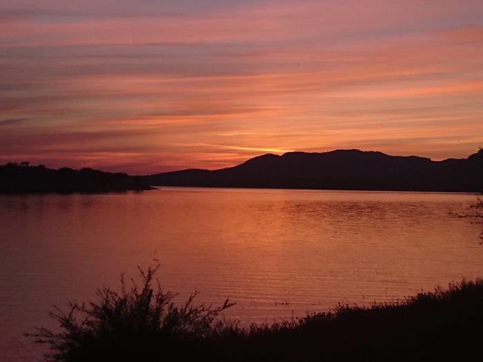 Orellana sunset.