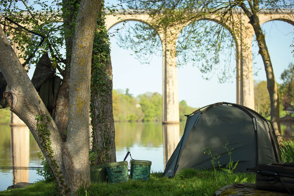 Our base for the assault on the river had a backdrop to die for