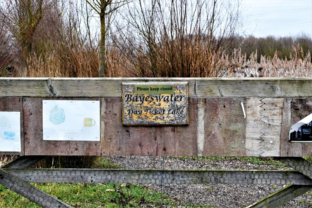 The entrance to the fishery at Bayeswater